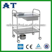 TF7050JS-1 chariot de chariot de sécurité pour hôpitaux en acier inoxydable